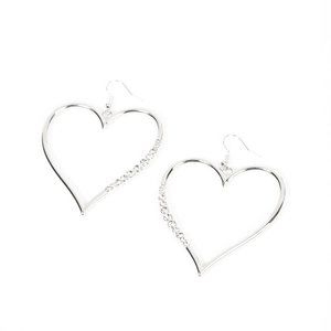 Bewitched Kiss - White Earrings